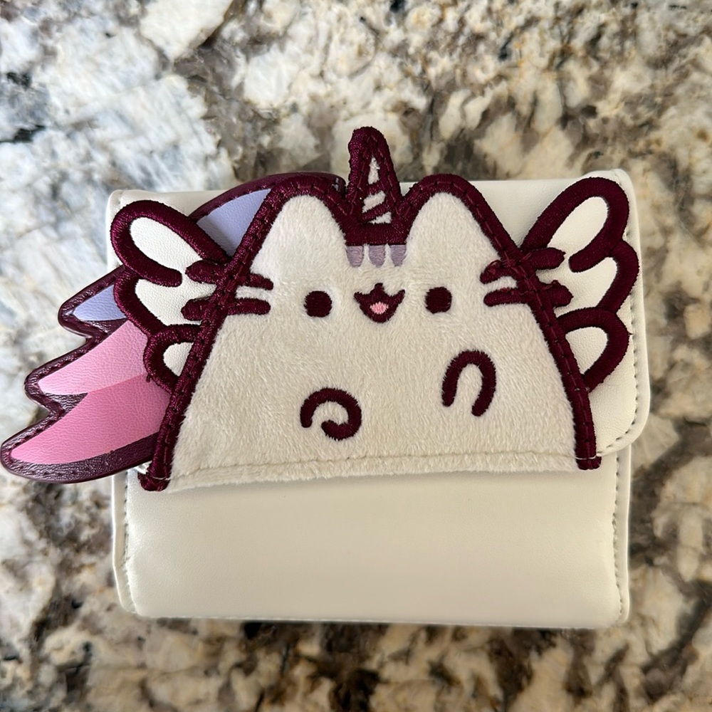 Loungefly Pusheen Unicorn Plush Flap Zip Wallet